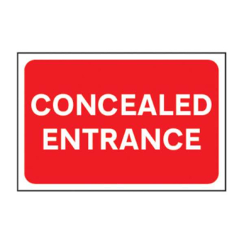Sign Concealed Entrance 200x300