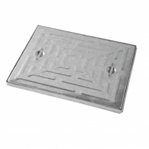 Manhole Cover 600x450mm Single Seal Solid Top Galv 2.5T