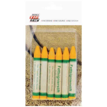 Yellow mark-up chalk pack of 6