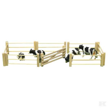 Wooden Fence Set (6 part) 1:32 (3yrs +)
