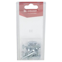 COACH BOLT & NUT M5X40 4.6 (10 COACH BOLT & NUT M5X40 4.6 (10