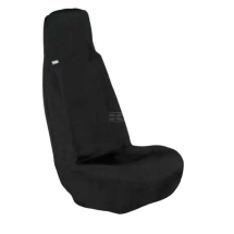 Seat cover uni front black