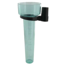 Rain gauge with spike Rain gauge with spike