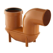 110mm Low Level P Trap Gully Brown 110mm Low Level P Trap Gully Brown