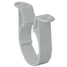 40mm Waste Pipe Clip White