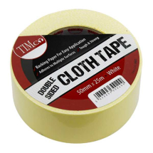 Double Sided Cloth Tape White