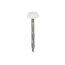 40mm Polymer Headed Nail White Box Of 100