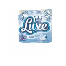 Toilet Roll White Pack of 4 Toilet Paper 2Ply