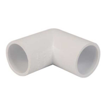 Overflow 90 Degree Bend 21.5mm White
