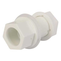 Overflow Straight Tank Connector 21.5mm White Overflow Straight Tank Connector 21.5mm White