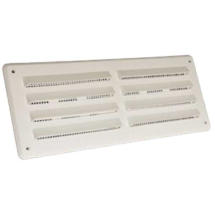 Louvre Vent With Flyscreen 9inch x 3inch White