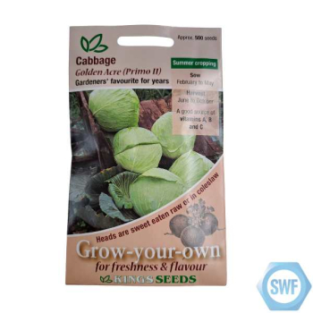 CABBAGE GOLDEN ACRE PRIMO 2 SEEDS CABBAGE GOLDEN ACRE PRIMO 2 SEEDS