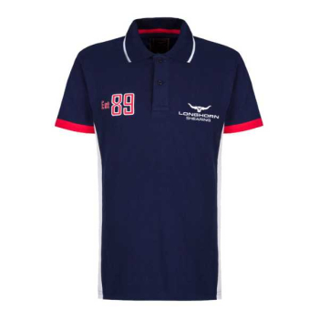 Longhorn Shearing Hereford Polo Navy