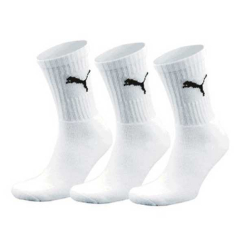 Puma Crew Socks 3 Pack White