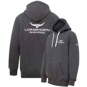 Longhorn Shearing Signature Grey Hoodie Longhorn Shearing Signature Grey Hoodie