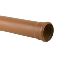 160mm x 6m Single Socket Soil Pipe Brown 160mm x 6m Single Socket Soil Pipe Brown