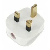 Standard Nylon Plug Top 13Amp White