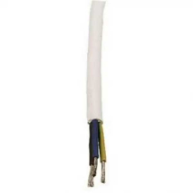 1.5mm 3 Core Flex Cable White Per Metre