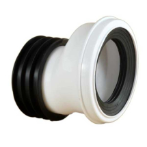 110mm WC Offset Pan Connector White