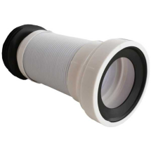 110mm WC Flexible Pan Connector White