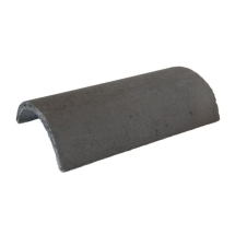 REDLAND HALF ROUND RIDGE TILE CONCRETE SLATE GREY 450MM REDLAND HALF ROUND RIDGE TILE CONCRETE SLATE GREY 450MM