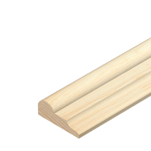 Broken Ogee Moulding 21mmx8mm 2.4m Pine Broken Ogee Moulding 21mmx8mm 2.4m Pine