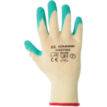 Work Gloves Yellow Latex Coat Large