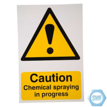 Sign Chemical Spraying 200x300