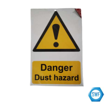 Sign Dust Hazzard 200x300