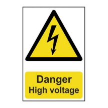 Sign Danger High Voltage 200x300