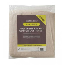 Hamilton Prestige Poly Backed Cotton Dustsheet 12' x 9'