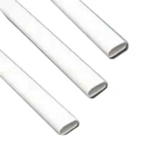 25mm Oval Electrical Conduit White 3M Trunking