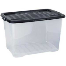65L Plastic Storage Box + Lid