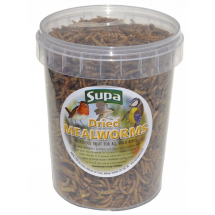 Mealworms Supa Dried 1000ml Bird Food Feed