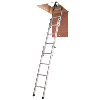 Easiway Aluminium Loft Ladder (3 part) 3m MAX Easiway Aluminium Loft Ladder (3 part) 3m MAX