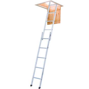 Spacemaker Aluminium Loft Ladder (2 part) 2.6m MAX Spacemaker Aluminium Loft Ladder (2 part) 2.6m MAX
