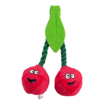 Cherries On A Rope Dog Toy