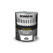 Ronseal Stay White Radiator Paint White Satin 750ml