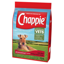 Chappie 15kg Dog Food Beef & wholegrain Cereal