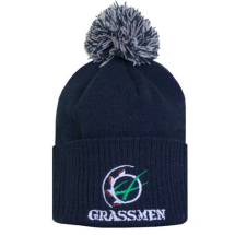 Grassmen Bobble Hat - Navy