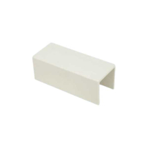 Mini Electric Cable Trunking Coupler White 25x16mm