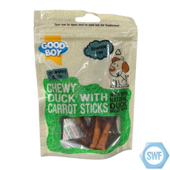 GoodBoy Chewy Duck/Carrot 90g Stick Dog Toy GoodBoy Chewy Duck/Carrot 90g Stick Dog Toy