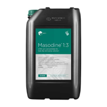 Evans Masodine 1:3 25L Iodophor Post Dip & Spray Evans Masodine 1:3 25L Iodophor Post Dip & Spray