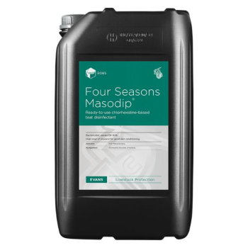 Evans FourSeasons Masodip 200L Chlorhexidine Post Dip/Spray Evans FourSeasons Masodip 200L Chlorhexidine Post Dip/Spray