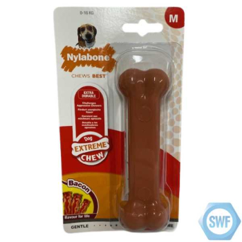 Nylabone Bacon Med Dog Food Treat Nylabone Bacon Med Dog Food Treat