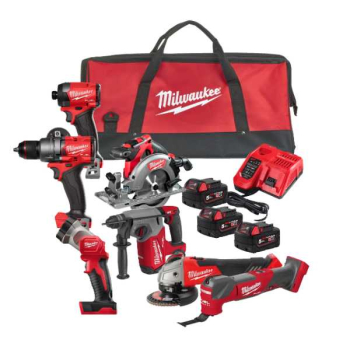 Milwaukee M18 7 piece Kit M18FPP7A3-503B Milwaukee M18 7 piece Kit M18FPP7A3-503B