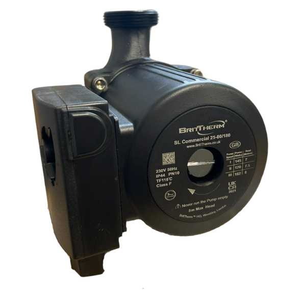 Heating controls BritTherm SL25 25-80/180 Commercial Heating Pump ...