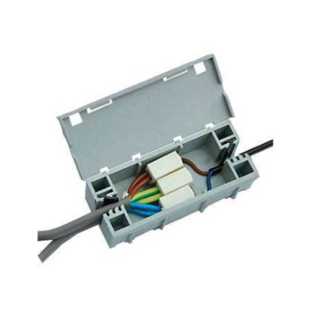 WAGOBOX Light Junction Box 221 Series Connectors 95x39x29mm WAGOBOX Light Junction Box 221 Series Connectors 95x39x29mm