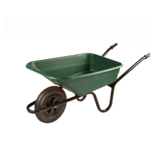 Wheelbarrow Shire - 90L Green polypropylene pan (Pneumatic) Wheelbarrow Shire - 90L Green polypropylene pan (Pneumatic)