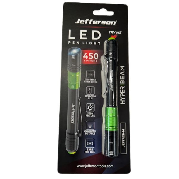 Pen Torch 450 Lumens Jefferson